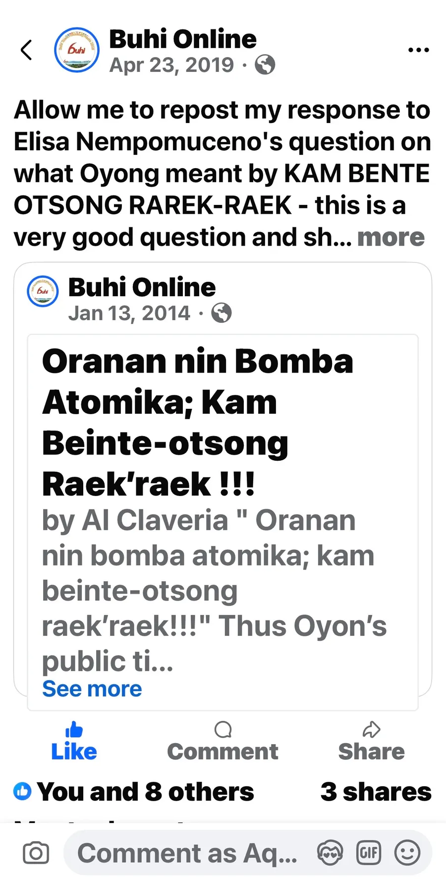 Oyong