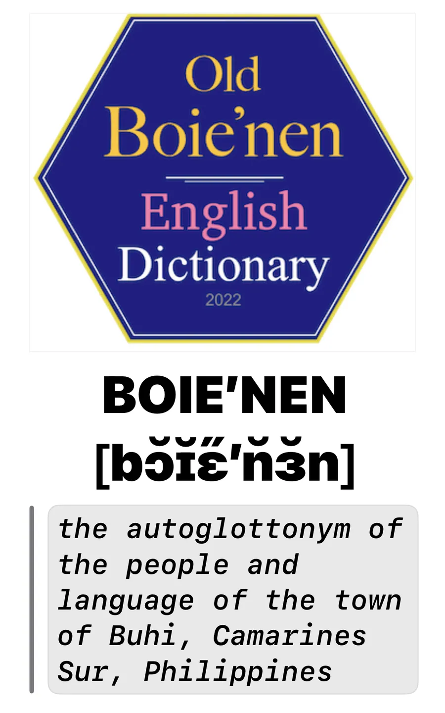 Boie’nen